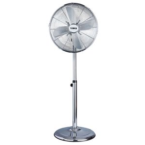 Tower 16" Metal Pedestal Fan Chrome